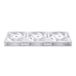 ASUS ProArt PF120 Triple Pack - 120 mm PMW-ventilator, hoge prestaties, 28 mm frame, LCP-bladen, stille werking, precisietechniek, kettingconnectoren, wit