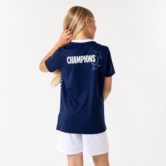 Official Fanwear State of Football B.V. Champions League Voetbaltenue Kinderen - Maat 140 - Blauw