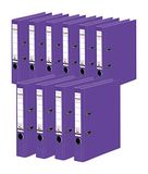 Origineel Falken 10 stuks Chromocolor Premium Ordners DIN A4 violet