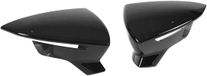 SEAT Kap voor achteruitkijkspiegel ABS Deur Zijkant Auto-accessoires voor SEAT Leon Mk3 5F ST FR Cupra 2013-2019 SEAT Ibiza Mk5 2017-2020 SEAT Arona KJ7 2017-2020 (Noir brillant)