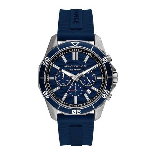 Armani Exchange AX1960 Spencer horloge zilverkleurig