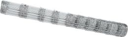 vidaXL Weidehekwerk Gegalvaniseerd staal Zilver 25 x 1,2 m