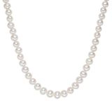 Lulu Jane Ketting zilver / wit