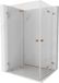 Mexen Lunar-F Duo douchecabine pliante 100 x 75 , transparent, cuivre brossé