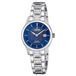 Festina F20068/5 Dames Polshorloge Blauw Saffierglas Staal Zilverkleurig 10 ATM