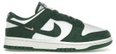 Nike Sportswear Sneakers laag 'DUNK' vert / blanc