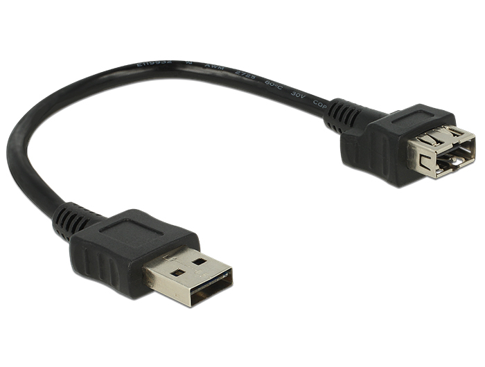 DeLOCK 0.2m 2xUSB2.0-A