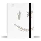 Pepa Lani Notebook A5 - Smiley Big Silver
