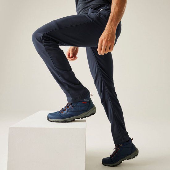 Regatta Geo II Softshell wandelbroek voor heren - Marineblauw