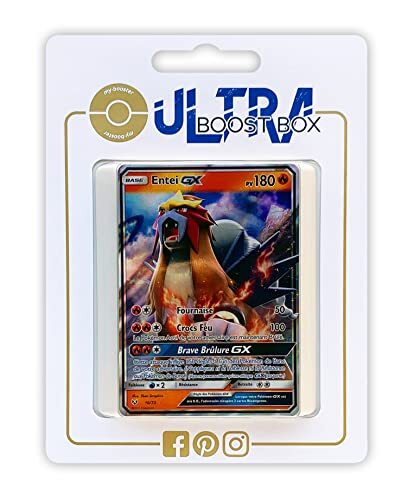 my-booster Entei-GX 10/73 - Ultraboost X Soleil & Lune 3.5 Légendes Brillantes - Doos met 10 Franse Pokemon kaarten