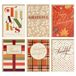 Hallmark Bulk Thanksgiving Cards Assortiment (72 kaarten met enveloppen) strepen, bladeren, geruit