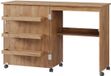 Vicco Carmen table de couture – 118 x 77.5 cm avec 3 étagères Chêne