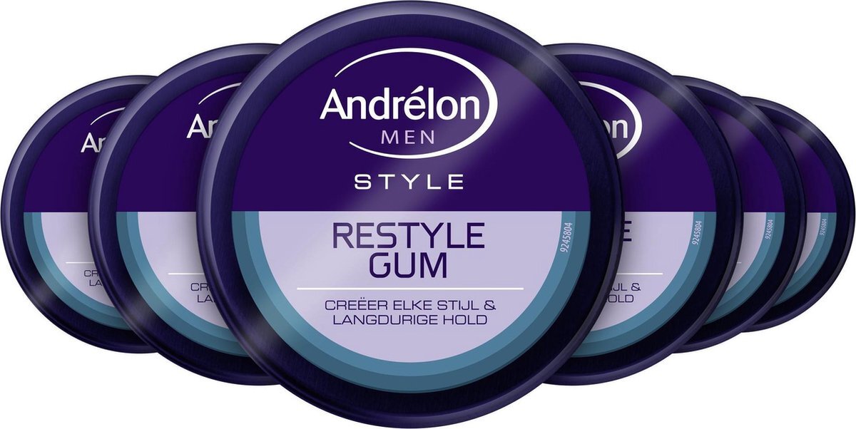 Andrélon Styling Gum for Men 6 x 75 ml - Voordeelverpakking
