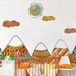 Ambiance Sticker Kinderstickers van Scandinavische bergen van Ashoka, 100 x 150 cm