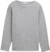 Tom Tailor - Plus Size - Zacht aanvoelend sweatshirt met knoopdetails - Maat 44 - medium silver grey melange