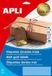 Agipa markerings-etiketten 38-1x21-2mm goud