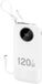 Dudao Powerbank 10000mAh met ingebouwde kabel - Wit