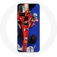 Maniacase Hoesje voor Xiaomi Redmi Note 10 5G Formule 1 Fernando Alonso F1 Racing Driver Red