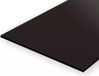 Evergreen Modelbouwdecoratie - 9513 Gladde Plaat Zwart 152mmX292mm 0,5mm Dik - 3 stuks Styreen