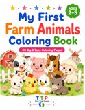 My First Farm Animals Coloring Book