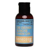 BenecosBIO Mini-douchegel 2-in-1 biologische gin huid en haar