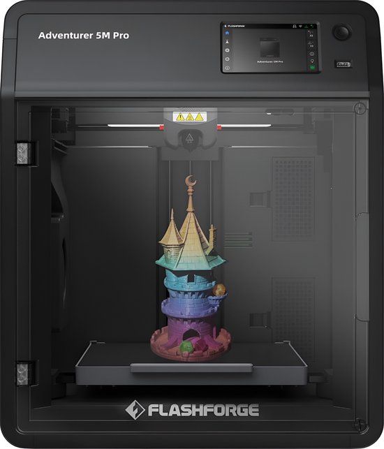 Flashforge Adventurer 5M Pro High Speed 3D Printer - 220x220x220mm - Black