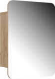 Vicco Zino Badkamerspiegelkast – 70 x 50 cm met planken Krachtige eik goud