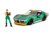 Jada Toys Street Fighter 1969 Chevrolet Corvette Stingray ZL1 met Cammy White figuur
