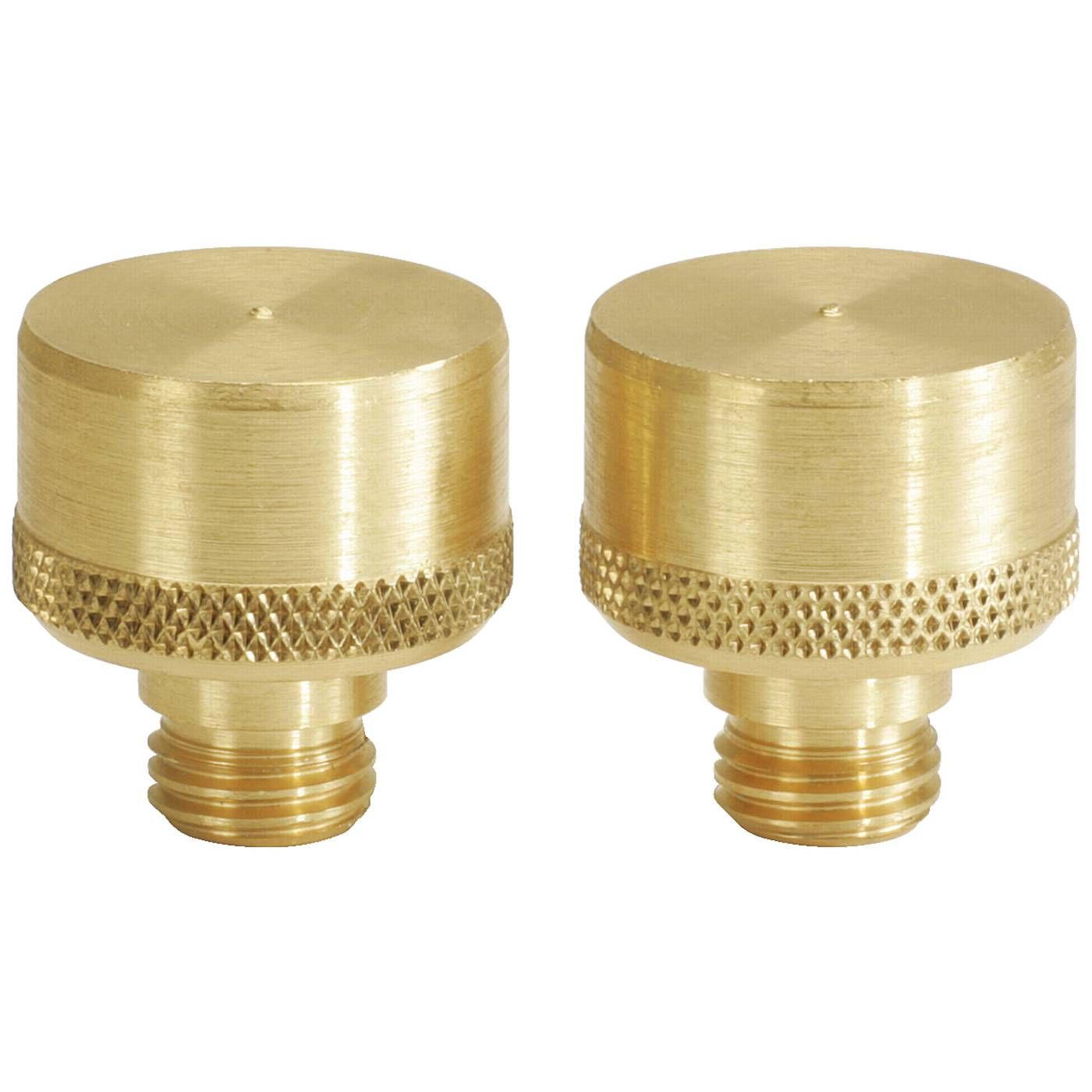 KS Tools 156.0457 Messing indrijf-opzetstukken set, 2-dlg, Ø 10mm