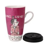 GoArtiest Barbara Freundlieb Ich muss gar nix Tasse mit Deckel