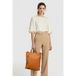 Coccinelle Large Work Bag In Orange