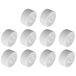 cyclingcolors 10 x kunststof wielen, 25 mm, wit, geleidingsrol, meubel, bed, schuifdeur, lade, kast