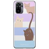 ERT GROUP mobiel telefoonhoesje voor Xiaomi REDMI NOTE 10/ 10S origineel en officieel erkend Babaco patroon Cats 014