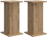 vidaXL Plantenstandaard 2 stuks Artisanaal eiken 30,5 x 30 x 60,5 cm