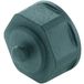 Telegärtner 100022773 STX V1 stofkap voor flenzen variant 1 Zwart 1 stuk(s)