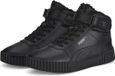 PUMA Carina 2.0 Mid WTR Sneakers - Dames - Maat 37.5 - Imitatieleer - Rubber - Zwart
