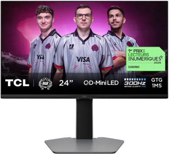 TCL 24G645 computer monitor 61 cm (24") 1920 x 1080 Pixels Full HD QD-OLED Grijs