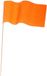 Merkloos / Sans marque Haza-Witbaard 150x Oranje papieren zwaaivlaggetje - Holland supporter/Koningsdag feestartikelen