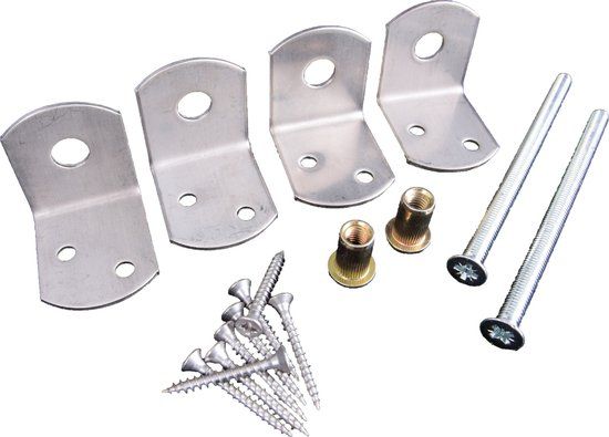 Intergard L-beslag RVS fencefix vlechtschermsteunen t.b.v. houtbeton schuttingen
