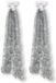 Inge-glas Kerstslingers 2x Zilver 5 x 270cm