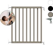 Geuther Maya Escalier en bois - Barrière à vis - 63,5 à 105,5cm - Taupe