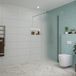 FortiFura Galeria inloopdouche - 90x200cm - mat glas - geborsteld gunmetal (antraciet)