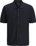 Jack & Jones Premium Gebreide overhemd Effen Gebreide overhemd
