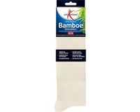 Lucovitaal bambolux Lucovitaal Bamboe Kniesokken Ecru 35-38