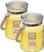 Atmosphera Bougie parfumée Citronella - 3 pièces - 500g - Citronnelle - 84 heures de combustion