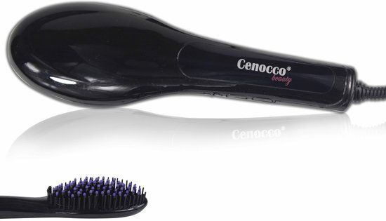Cenocco snelle Stijltang met keramische plaat-Zwart