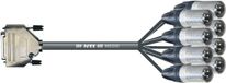 MUSIC STORE Studio Multicore/Pro 8/25-XLR 3m / D-Sub 25 > XLR male - Analoge multicore kabel