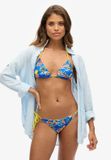 Superdry Cheeky Bikinibroekje Dames Blauw Gebloemd