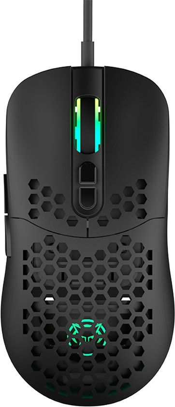 Qware San Diego Gaming Muis - Zwart - RGB - USB