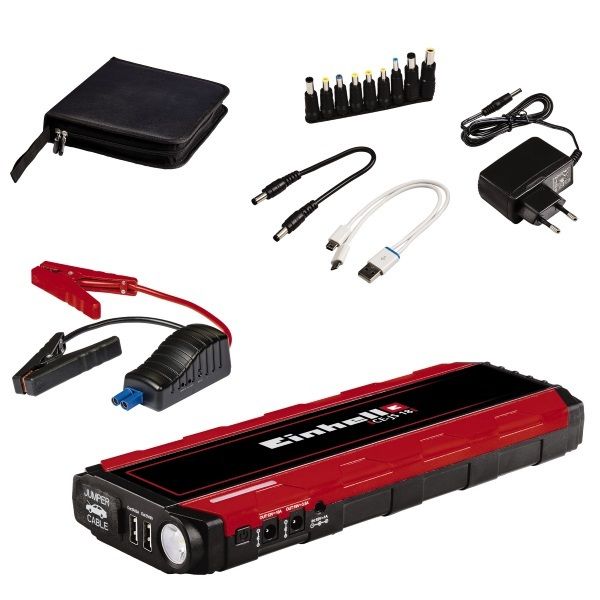 Einhell CE-JS 18 - Powerbank - 18000 mAh - Zwart/Rood